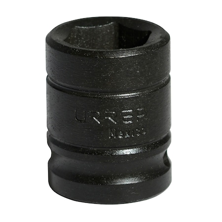 Urrea 1/2" drive, 6-pt short impact socket 15MM 7415M